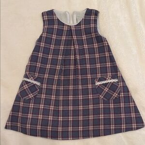 Pepa London Plaid Sleeveless Dress with Pockets